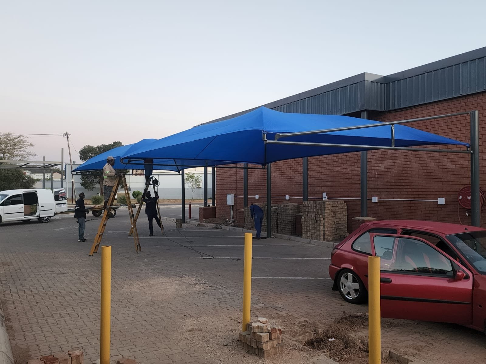 Custom Carport Installation