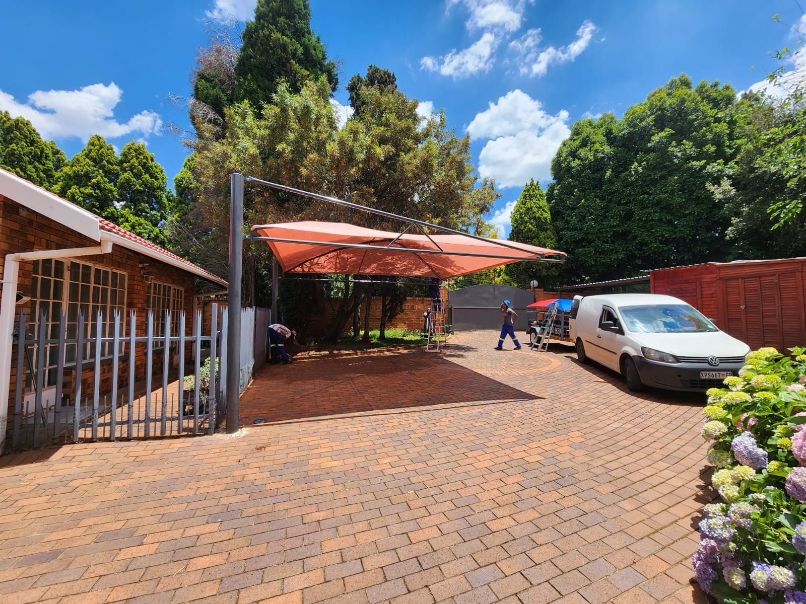 Custom Carport Installation