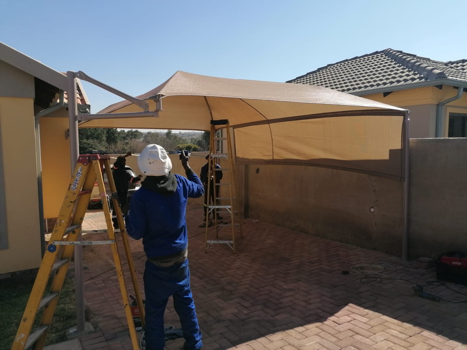 Custom Carport Installation