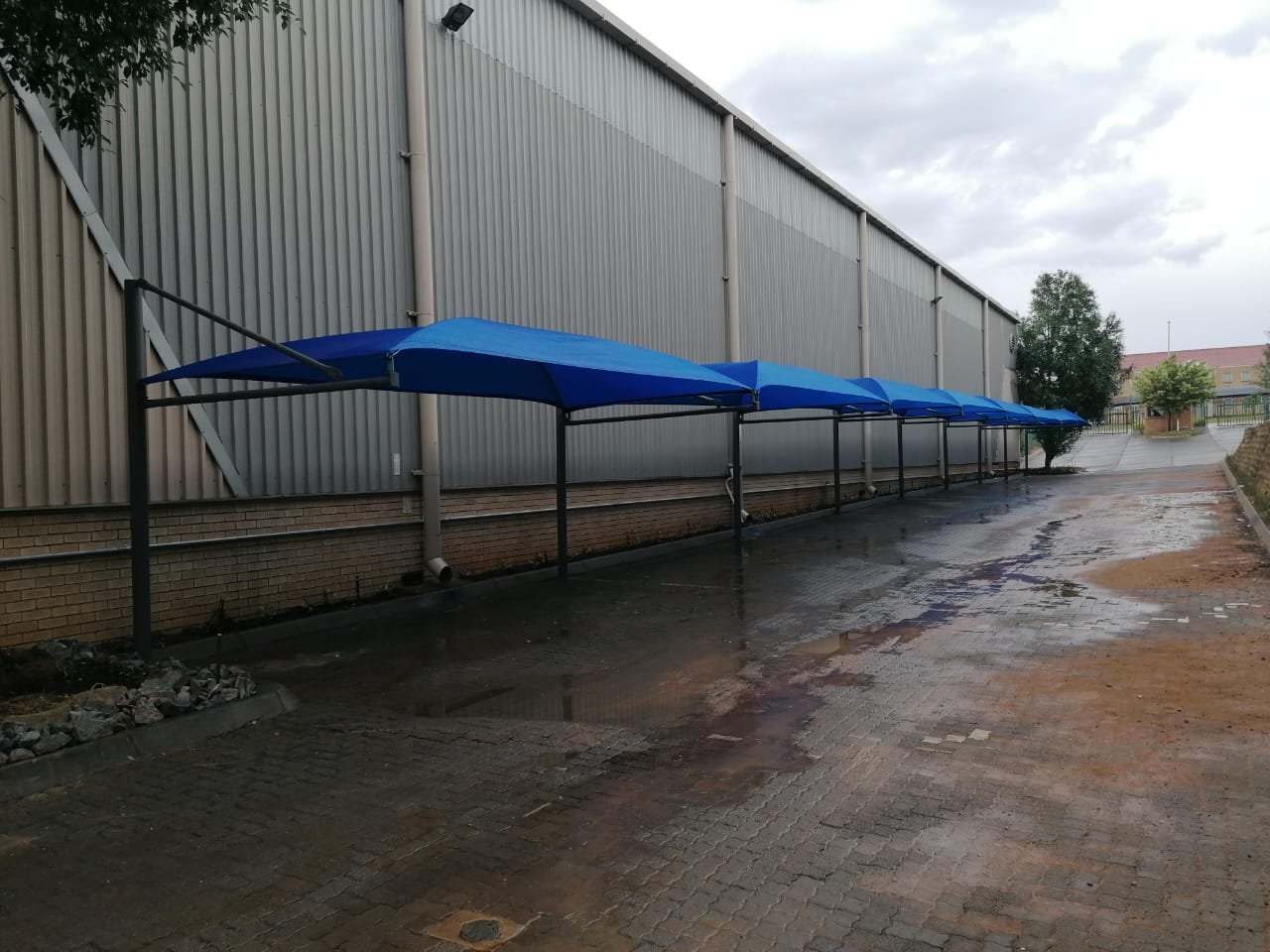 Double Carport Structure